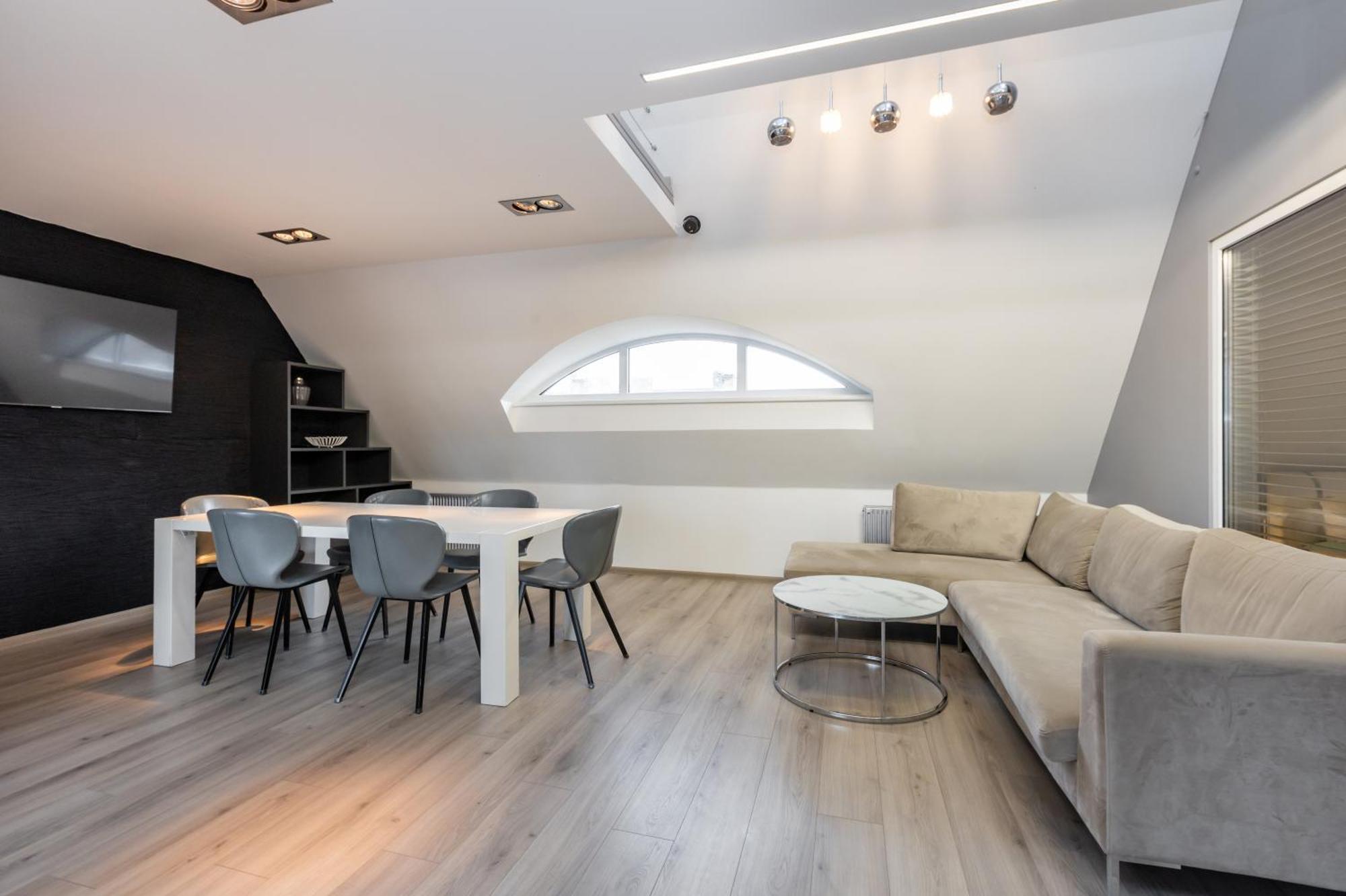 Penthouse Apartment With Terrace Rīga Exterior foto