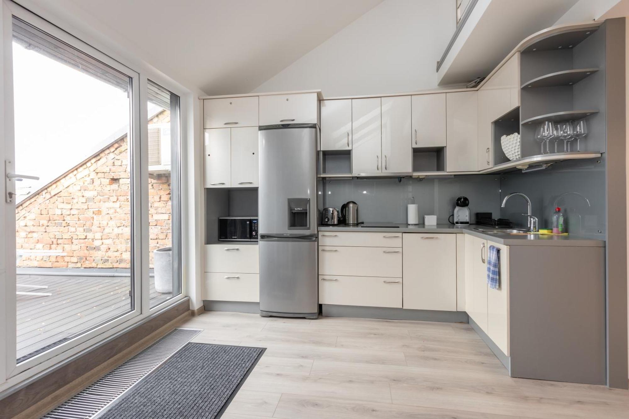 Penthouse Apartment With Terrace Rīga Exterior foto