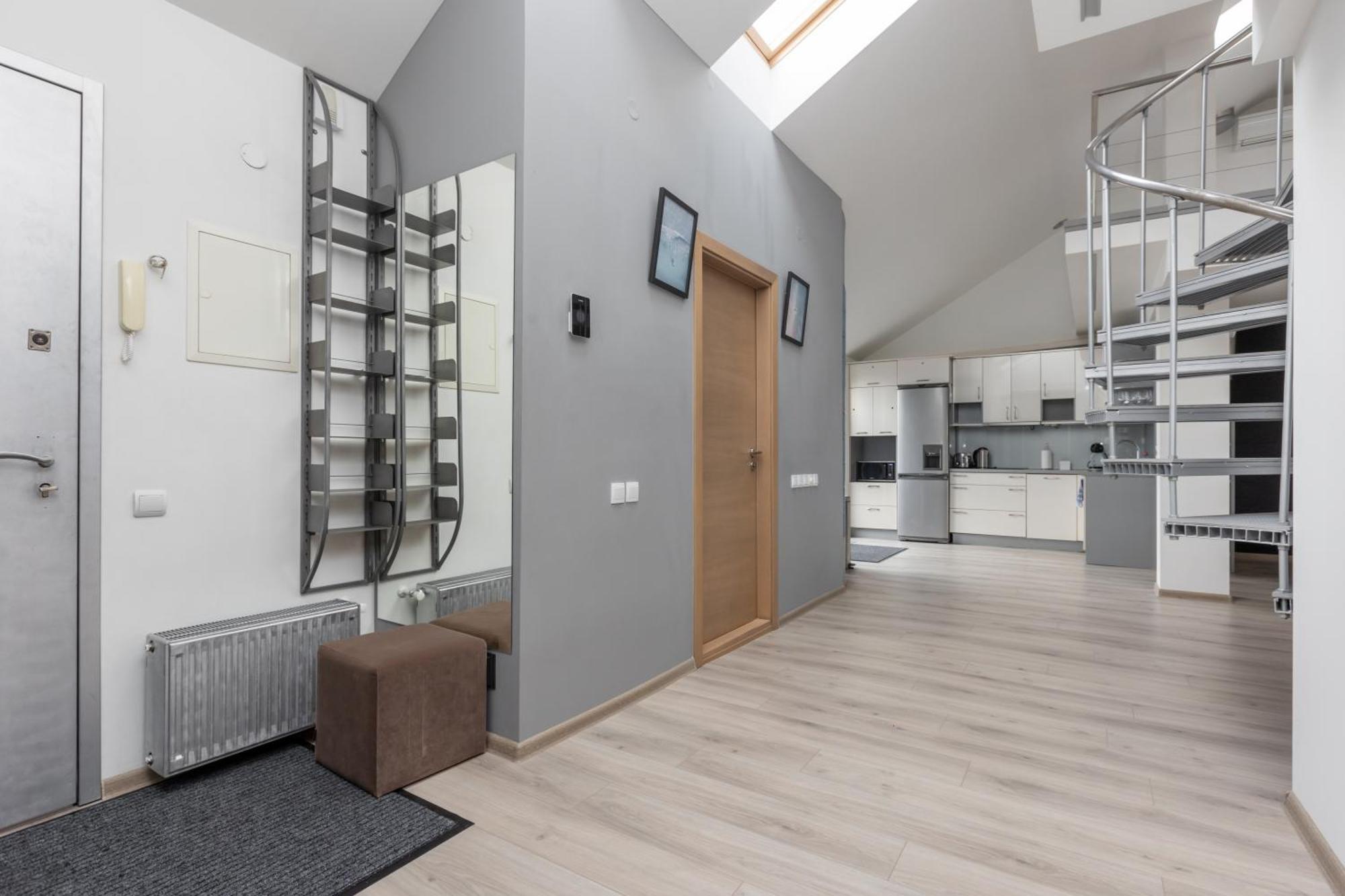 Penthouse Apartment With Terrace Rīga Exterior foto