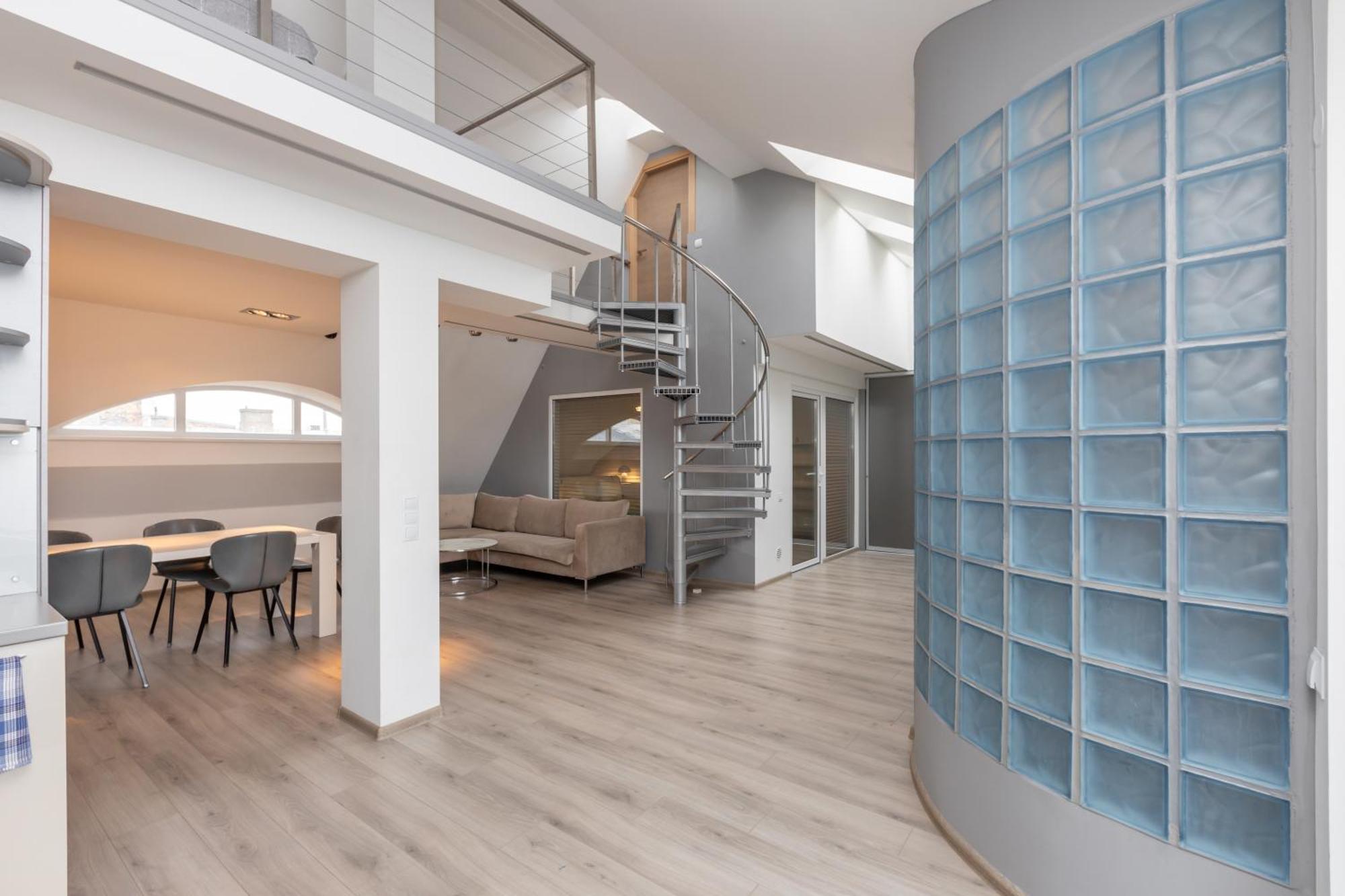 Penthouse Apartment With Terrace Rīga Exterior foto