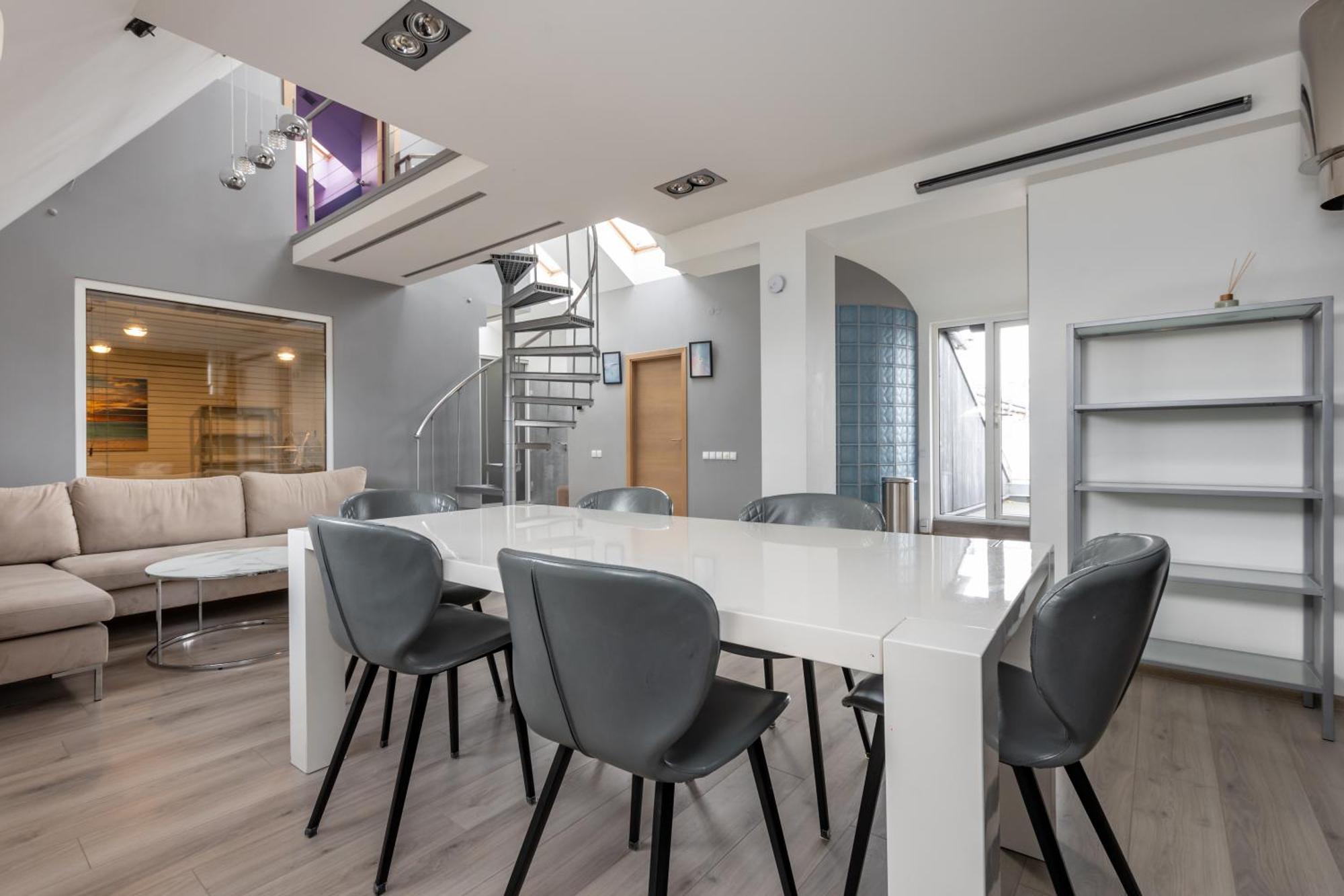 Penthouse Apartment With Terrace Rīga Exterior foto